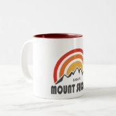 Mount Success New Hampshire Zweifarbige Tasse (Vorderseite Links)