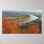 Mount Sugarloaf Connecticut Flusstal Herbst Poster (Vorne)