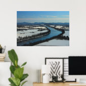 Mount Sugarloaf Connecticut River View Poster (Heimbüro)