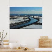 Mount Sugarloaf Connecticut River View Poster (Küche)