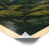 Mount Sumantri, Indonesien, in klassischem Retro-S Poster (Ecke)