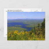 Mount Sunapee Lake Sunapee Aussicht Postkarte (Vorne/Hinten)