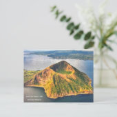 Mount Taal Volcano Crater, Philippines -  Postkarte (Stehend Vorderseite)