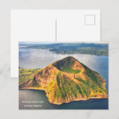 Mount Taal Volcano Crater, Philippines -  Postkarte (Vorne/Hinten)