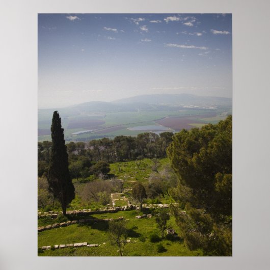 Mount Tabor, Ort biblischer Transformation Poster (Vorne)
