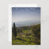 Mount Tabor, Ort biblischer Transformation Postkarte (Vorne/Hinten)