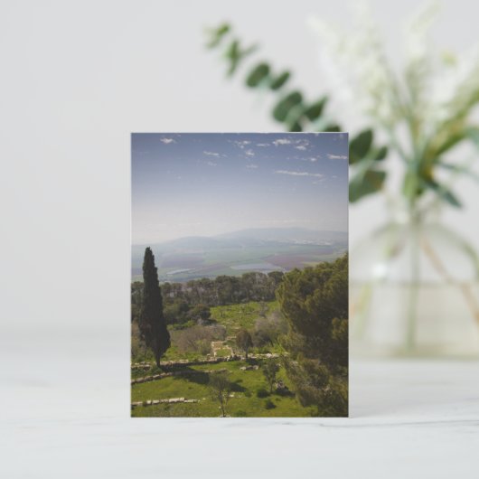 Mount Tabor, Ort biblischer Transformation Postkarte (Stehend Vorderseite)