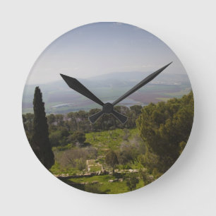 Mount Tabor, Ort biblischer Transformation Runde Wanduhr