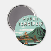 Mount Tamalpais Magnet (Vorderseite/Rückseite)