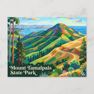 Mount Tamalpais State Park Kalifornien Postkarte