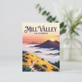 Mount Tamalpais State Park USA Postkarte (Stehend Vorderseite)