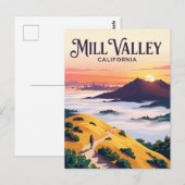 Mount Tamalpais State Park USA Postkarte (Vorne/Hinten)