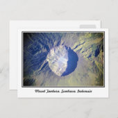 Mount Tambora Sumbawa Indonesien Postkarte (Vorne/Hinten)