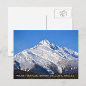 Mount Tantalus in BC Canada Postkarte (Vorne/Hinten)