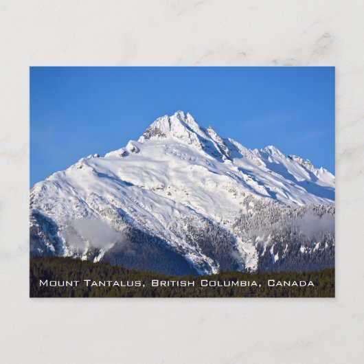 Mount Tantalus in BC Canada Postkarte (Vorderseite)