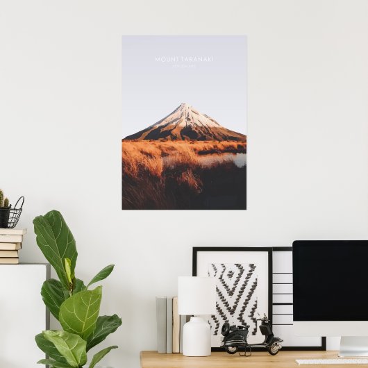 Mount Taranaki, Neuseeland Poster (Heimbüro)