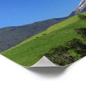 Mount Taranaki, Neuseeland Poster (Ecke)