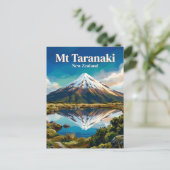 Mount Taranaki Neuseeland Postkarte (Stehend Vorderseite)