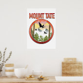 Mount Tate Japan Reiselogo Poster (Küche)