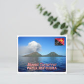 Mount Tavurvu - Papua Neue Guinea - Postkarte (Stehend Vorderseite)