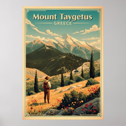Mount Taygetus Greece V06 Poster (Vorne)