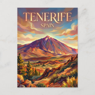 Mount Teide Spanien Postkarte