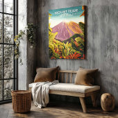 Mount Teide Tenerife Leinwanddruck Reiseplakat