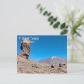 Mount Teide Teneriffa Landschaft Postkarte (Stehend Vorderseite)