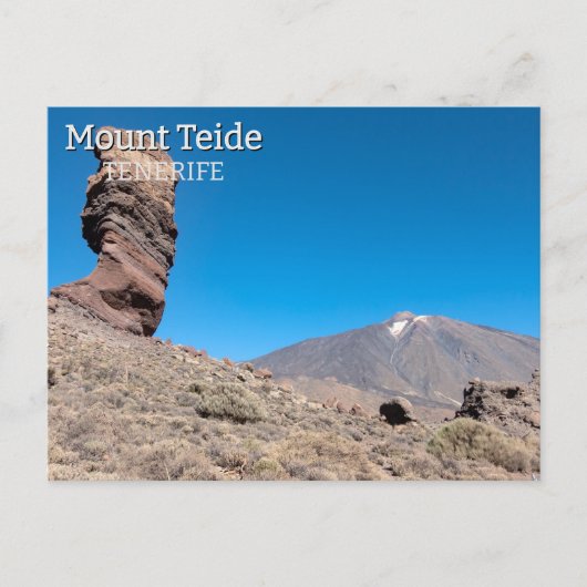Mount Teide Teneriffa Landschaft Postkarte (Vorderseite)