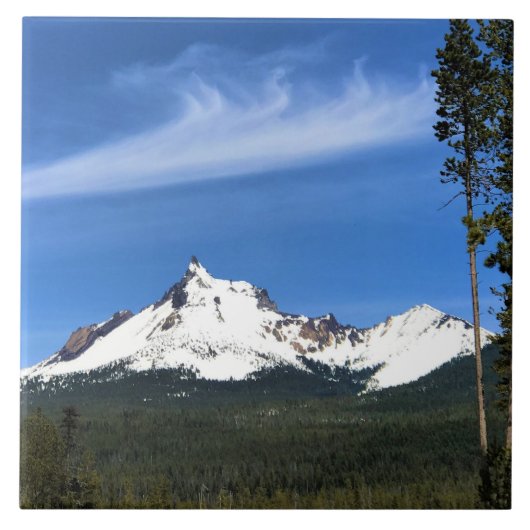 Mount Thielsen, Oregon Fliese (Vorderseite)