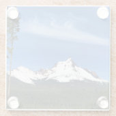 Mount Thielsen, Oregon Glasuntersetzer (Rückseite)