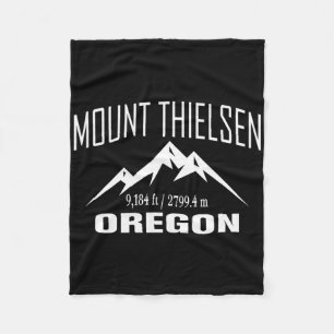 Mount Thielsen Oregon Klettergipfel Club Outdoor Fleecedecke