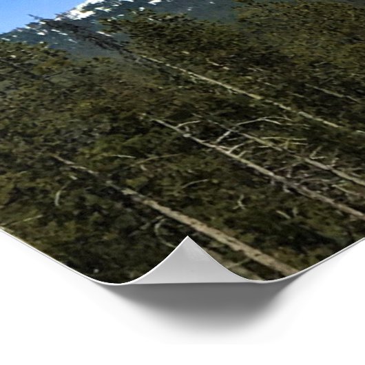 Mount Thielsen, Oregon Poster (Ecke)