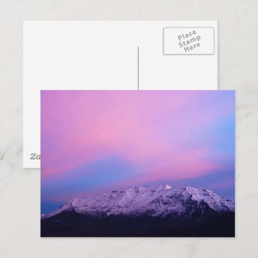 Mount Timpanogos Postkarte (Vorne/Hinten)