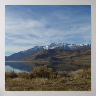 Mount Timpanogos und Hirschkreuz Re... - Maßgeschn Poster