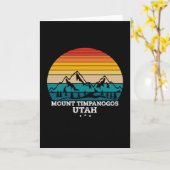 MOUNT TIMPANOGOS UTAH KARTE (Gelbe Blume)