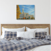 Mount Timpanogos Utah Temple Painting™ LDS Leinwan Leinwanddruck (Insitu (Schlafzimmer))