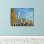 Mount Timpanogos Utah Temple Painting™ LDS Leinwan Leinwanddruck (Insitu (Holzboden))