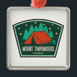 Mount Timpanogos Wilderness Utah Camping Ornament Aus Metall<br><div class="desc">Mount Timpanogos Wilderness offers rugged backcountry hiking,  trail running,  backpacking,  wildlife viewing,  and hunting on high‑alpine trails leading to waterfalls,  meadows,  and the summit of Mount Timpanogos</div>