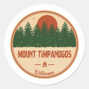 Mount Timpanogos Wilderness Utah Runder Aufkleber