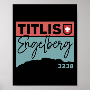 Mount Titlis Engelberg Schweiz Wanderung Wandern S Poster