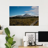 Mount Tongariro und Monte Ngauruhoe Poster (Heimbüro)
