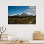 Mount Tongariro und Monte Ngauruhoe Poster (Küche)