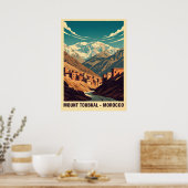 Mount Toubkal Marokko V01 Poster (Küche)