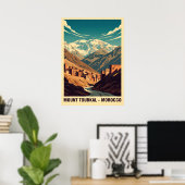 Mount Toubkal Marokko V01 Poster (Heimbüro)