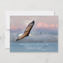 Mount Up With Wings Like Eagles Fine Art Blank Postkarte