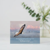 Mount Up With Wings Like Eagles Fine Art Blank Postkarte (Stehend Vorderseite)