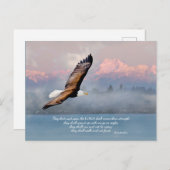 Mount Up With Wings Like Eagles Fine Art Blank Postkarte (Vorne/Hinten)