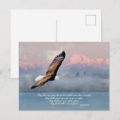 Mount Up With Wings Like Eagles Fine Art Blanke Postkarte (Vorne/Hinten)