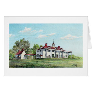 Mount Vernon" Karte Paul-McGehee "Washington